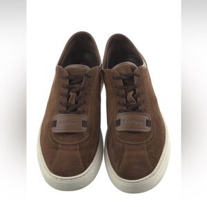 Salvatore Ferragamo Suede Low Top Sneakers